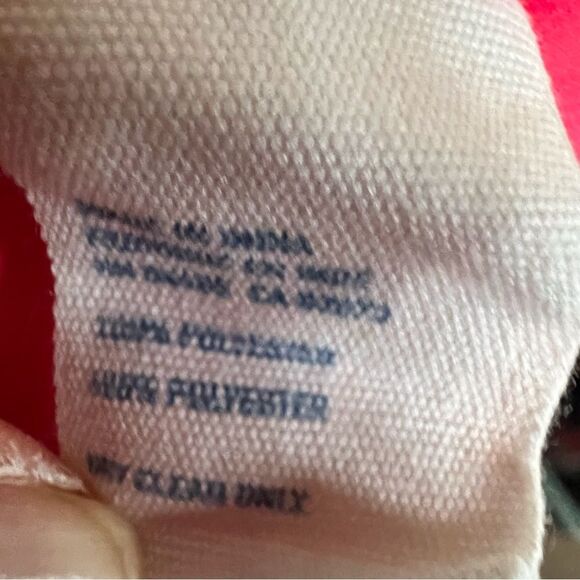 American Eagle Outfitters Womens Button Down Sleeveless Cherry Red Blouse Large - Picture 5 of 8